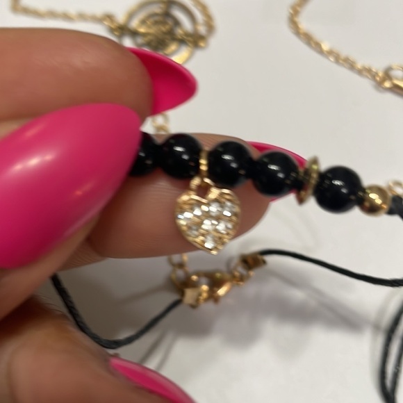 Bohemian Black And Gold Mix And Match Bracelets - Picture 5 of 9